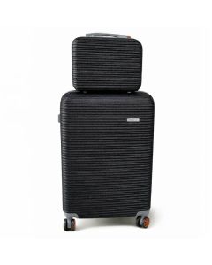 Valise Grand Modèle MILANO BAG avec mallette Petit modèle - Noir