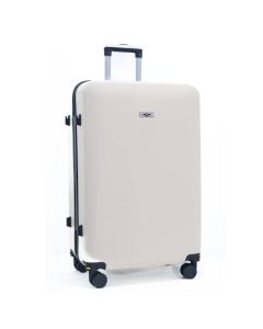 Valise Beige Clair incassable CBA VL210 avec roue démontable 75 cm