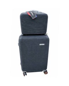 Valise Moyen Modèle MILANO BAG avec mallette grand modèle - Bleu
