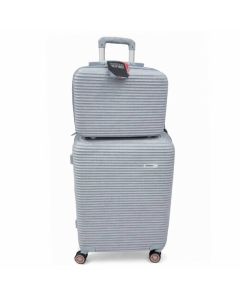 Valise Moyen Modèle MILANO BAG avec mallette grand modèle - Gris