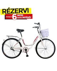 Vélo de Route IN-OUT City 1.0 26'' - Blanc