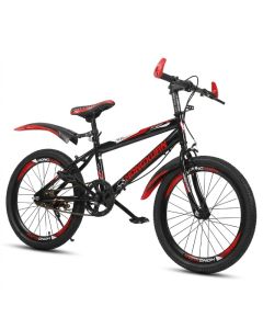 Vélo Enfant HONGXUAN 20 Pouces Cadre Acier Rouge