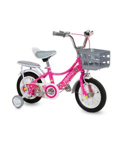 Vélo Pour Fille Princesse YIBEIQI GT-YBQ-01R 12" – Rose