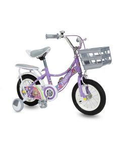 Vélo Pour Fille Princesse YIBEIQI GT-YBQ-01V 12" – Violet