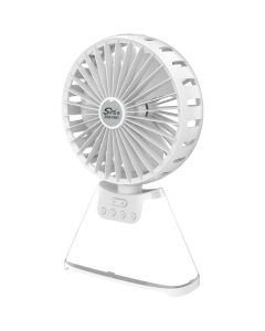 Ventilateur avec Haut-Parleur Bluetooth 5W ZQSF801 - Blanc - Mytek
