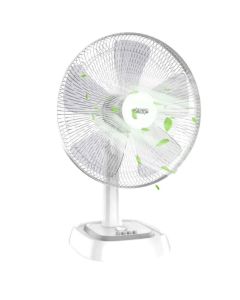 Ventilateur de Table HGE Oxygène 60W 16" 3 Vitesses Blanc