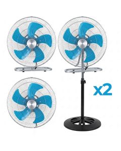 Ventilateur sur Pied HGE Volant V-Vol - 3 Vitesses