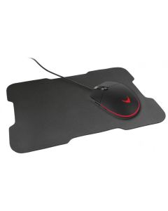 Ensemble Souris Gamer Filaire & Tapis VARR Combo 3 - Noir