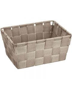 Panier De Salle De Bains WENKO Adria Mini, Long - Taupe 