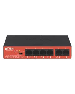 Switch WITEK WI-PS210H 6 Ports Avec 4 Ports PoE 10/100 Mbps