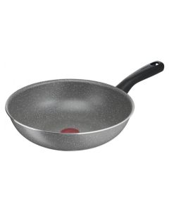 Wok TEFAL Cook Natural 28 cm - Gris