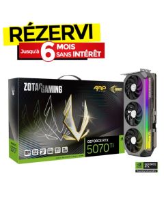 Carte Graphique ZOTAC GAMING GeForce RTX 5070 Ti AMP Extreme INFINITY