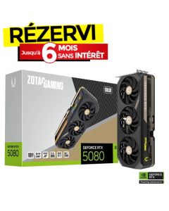 Carte Graphique ZOTAC GAMING GeForce RTX 5080 Solid