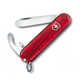 Couteau Suisse VICTORINOX Sak My First - Rouge Transparent