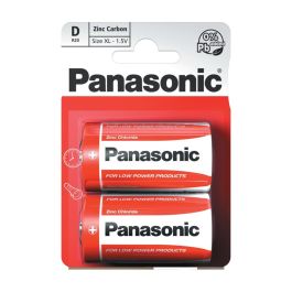 2x Piles PANASONIC Zinc-carbone D R20 1.5 V