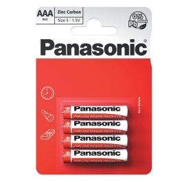4x Piles PANASONIC Zinc-carbone R03 AAA 1.5 V