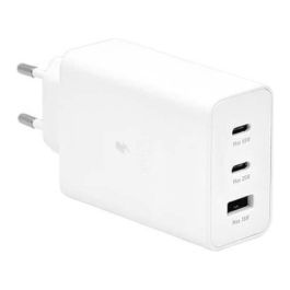 Chargeur Mural Rapide 65W 3 Ports USB/USB-C Blanc - Charge Ultra Rapide Téléphone, Tablette, IPad