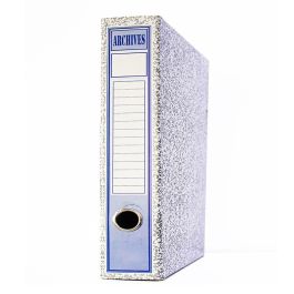 Boite d'archives OfficePlast ArchiDoc Marbrées Dos 50mm - Gris