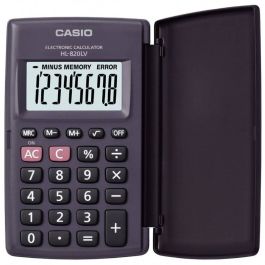 Calculatrice de poche CASIO HL-820LV-BK 8 Chiffres - Noir