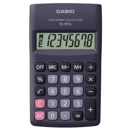 Calculatrice CASIO HL-815LBK 8 Chiffres Pile Normale Noir