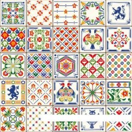 Carreaux Boss Tape 700002 En PVC 30 x 30 cm - Floral
