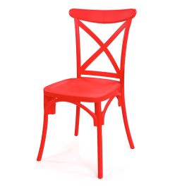 Chaise SOTUFAB Bistrot Brooklyn - Rouge