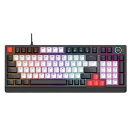Clavier Gamer T-WOLF Filaire Mécanique T50 Noir