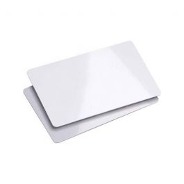 PATIKIL 160 Cartes PVC Vierges Imprimables 30 Mil Avec Perforation - Cartes Badges Identification Et Visite Blanches