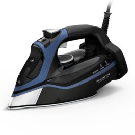 Fer à Repasser Manuel ROWENTA DW9411D1 Steamforce 3000W - Noir&Bleu
