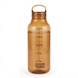Gourde d’Eau Transparent Graduée 500ml - Marron