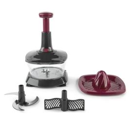 Hachoir Manuel 3EN1 JATA HMAQ4505 - Noir&Rouge