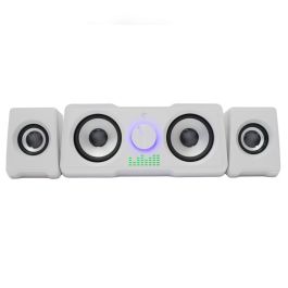 Haut-parleur 2.2 WHITE SHARK Mood RGB - Blanc