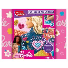 Kit créatif mosaïque en mousse MAPED pour enfants - Barbie