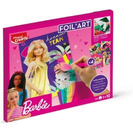 Kit de Décoration Métallisée Maped 907074 Foil Art Barbie