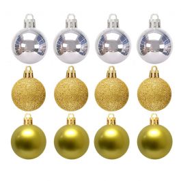 Coffret De Boules de Décoration Petit Model Pour Sapin (KM913)