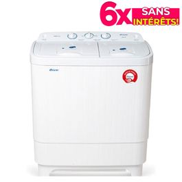 Lave-Linge Semi-Automatique Geepas - Lave-Linge Portable et Compact -  Mhodari