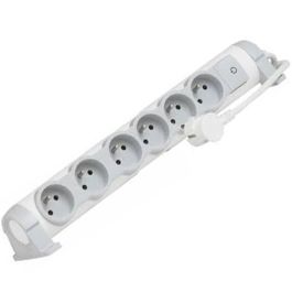 Multiprises LEGRAND 5 Ports 1,5M Rotatif - Blanc et Gris (050080)