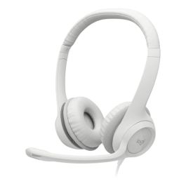 Micro Casque Filaire LOGITECH USB H390 - Blanc