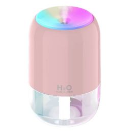 Mini Humidificateur d'Air H2O 200ml LED Coloré