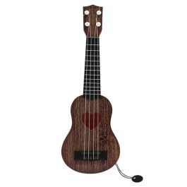 Children's Guitar, 41 cm Guitar Toy Ukulele Instruments with 4 Adjustable Strings, Mini Guitar Music Learning Educational Toys for Toddlers Beginners Boys Girls (Blue