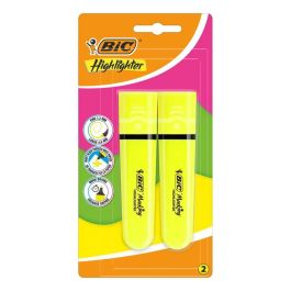 Pack de 2 Surligneurs BIC Blister Neon - Jaune
