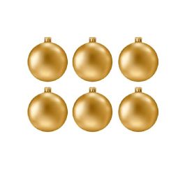 Pack de 6 Boules de Décoration Pour Sapin KM803-D