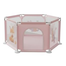 Parc de Jeu Sécurisé Pour Bébé - Rose bébé