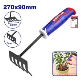 Petit Râteau de Jardin EMTOP EHFTR1008 - 270mm
