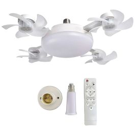 Plafonnier LED Intelligent avec Ventilateur Intégré Drone Fan Light