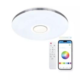PLAFONNIER KSIX AURA 49CM RGBIC+CCT 7200LM 66W ILINK HP 5W - BLANC