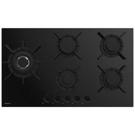 Plaque de Cuisson Encastrable FOCUS F4179B 5 Feux 90 cm - Noir