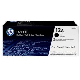 Pack de 2 Toners Original LaserJet HP 12A Noir (Q2612AF)