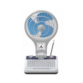 Radio Portable Et Ventilateur XB-973C - Blanc