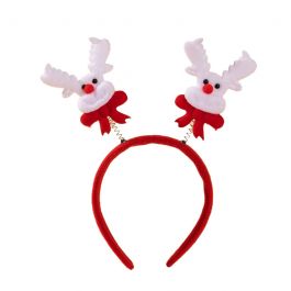 Serre tête Pour Noël - Rouge&Blanc(KM802)